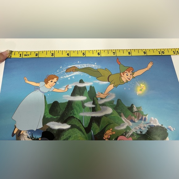 Peter Pan 1996 Disney Exclusive Commemorative Lithograph - Picture 3 of 5
